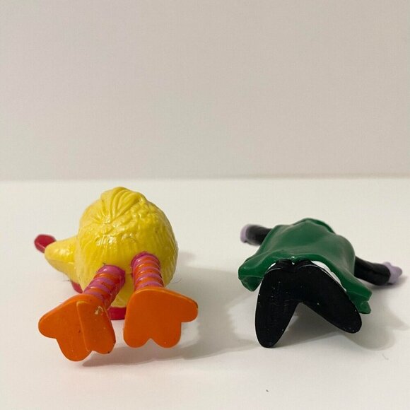 Vtg Sesame Street Muppets Figures Big Bird Count Dracula Snuffleupagus Flaws - Picture 16 of 16